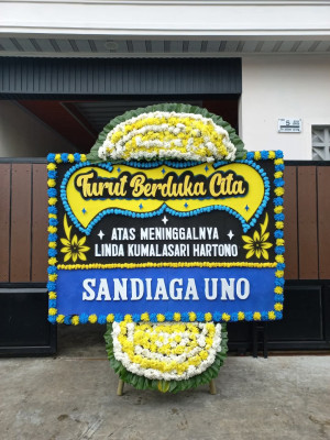 Papan Bunga Duka di Pedurungan Tengah